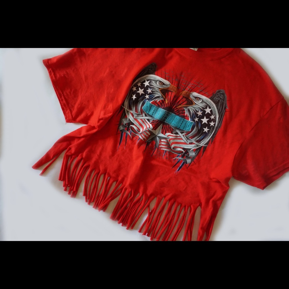 Festive Fringe Top